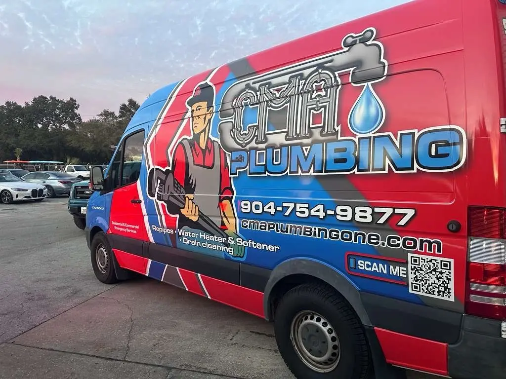 CMA Plumbing van