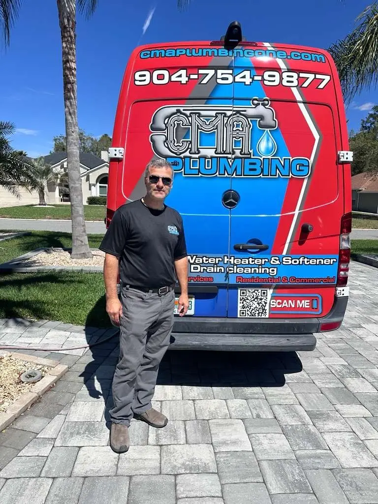CMA Plumbing van in St. Johns, FL